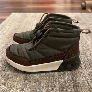 Kids' Green and Brown Shoes